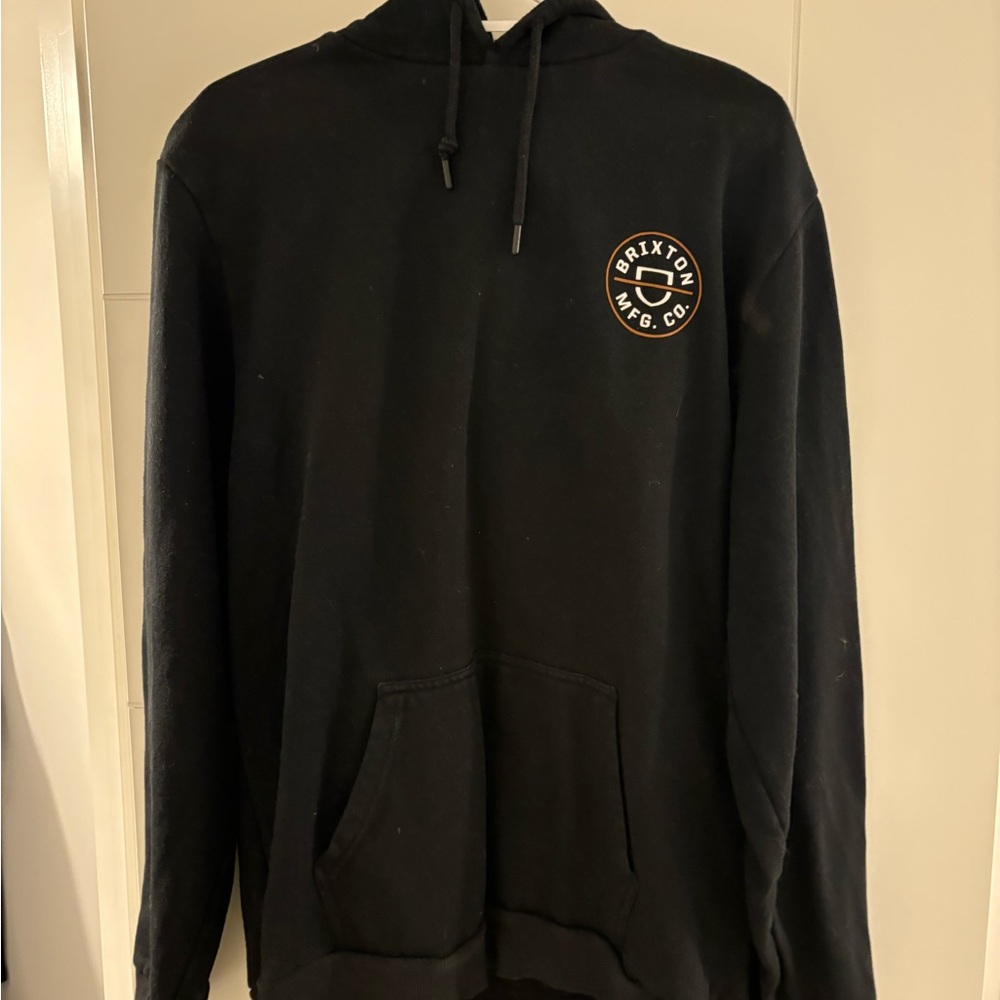Brixton Classic Black Pullover Hoodie